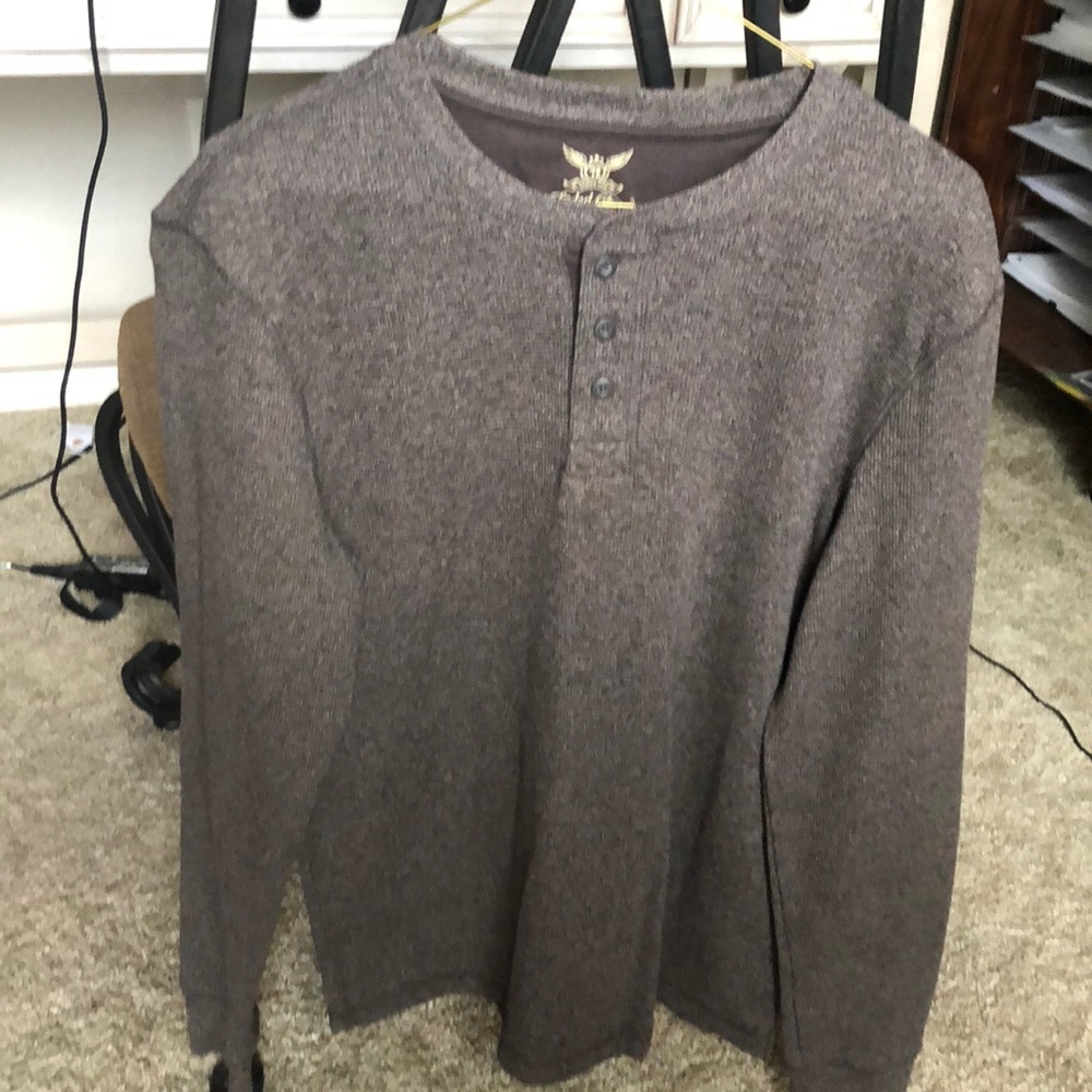 Men’s long sleeve polo medium 38-40
